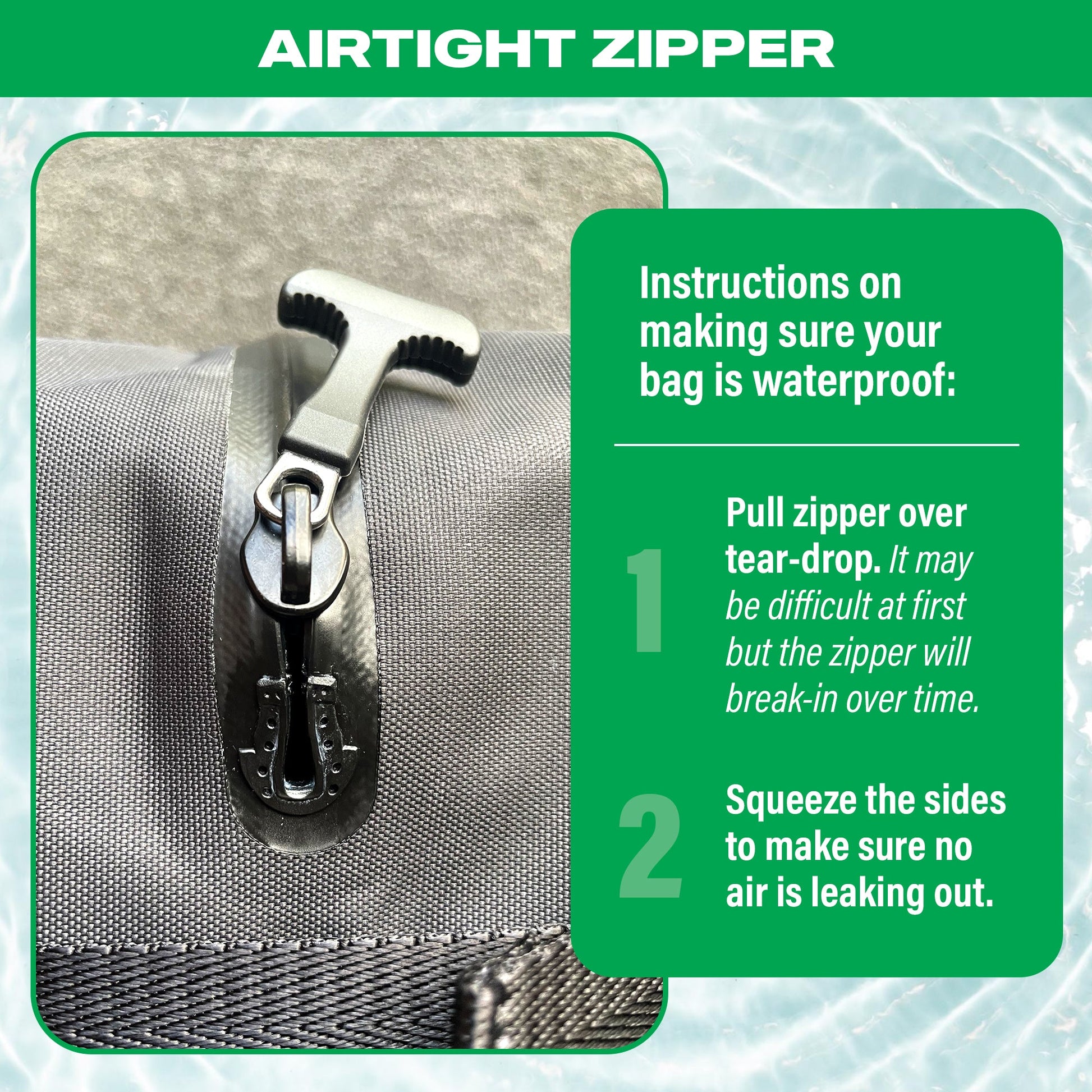 Waterproof Waist Pack 2.5L | Submersible Fanny Pack | COR Surf - Niksstuff