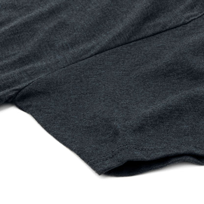 Coors Genuine Bock Beer T-Shirt | Distressed Front & Back Print | Denim Black Heather