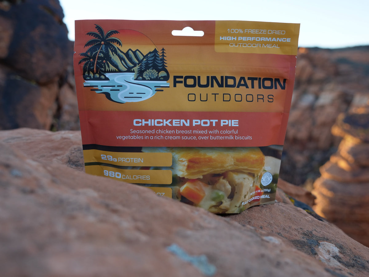 Foundation Outdoors Chicken Pot Pie - 100% Freeze Dried Meal