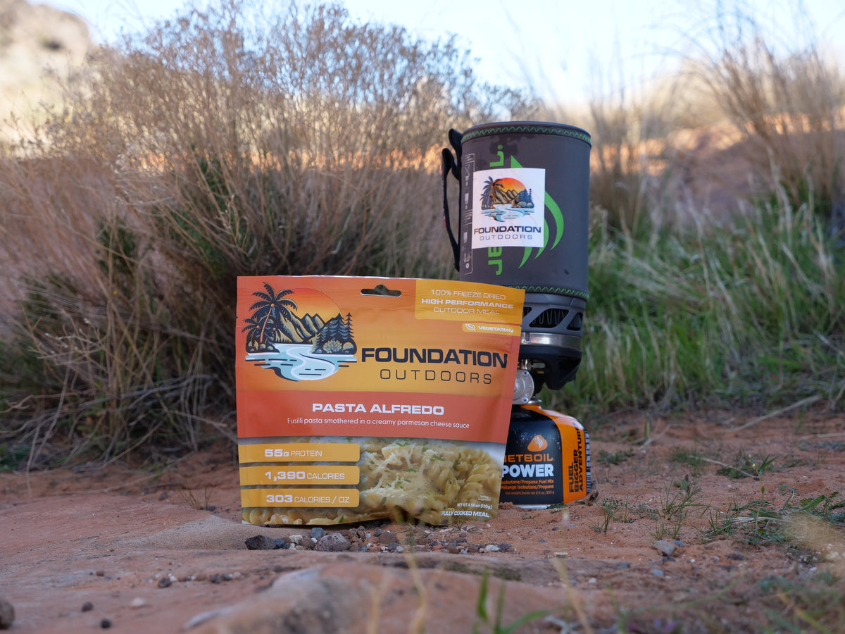 Foundation Outdoors Pasta Alfredo Performance Meal - 55g Protein Vegetarian