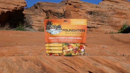 Foundation Outdoors Freeze Dried Chicken Pasta Primavera Meal