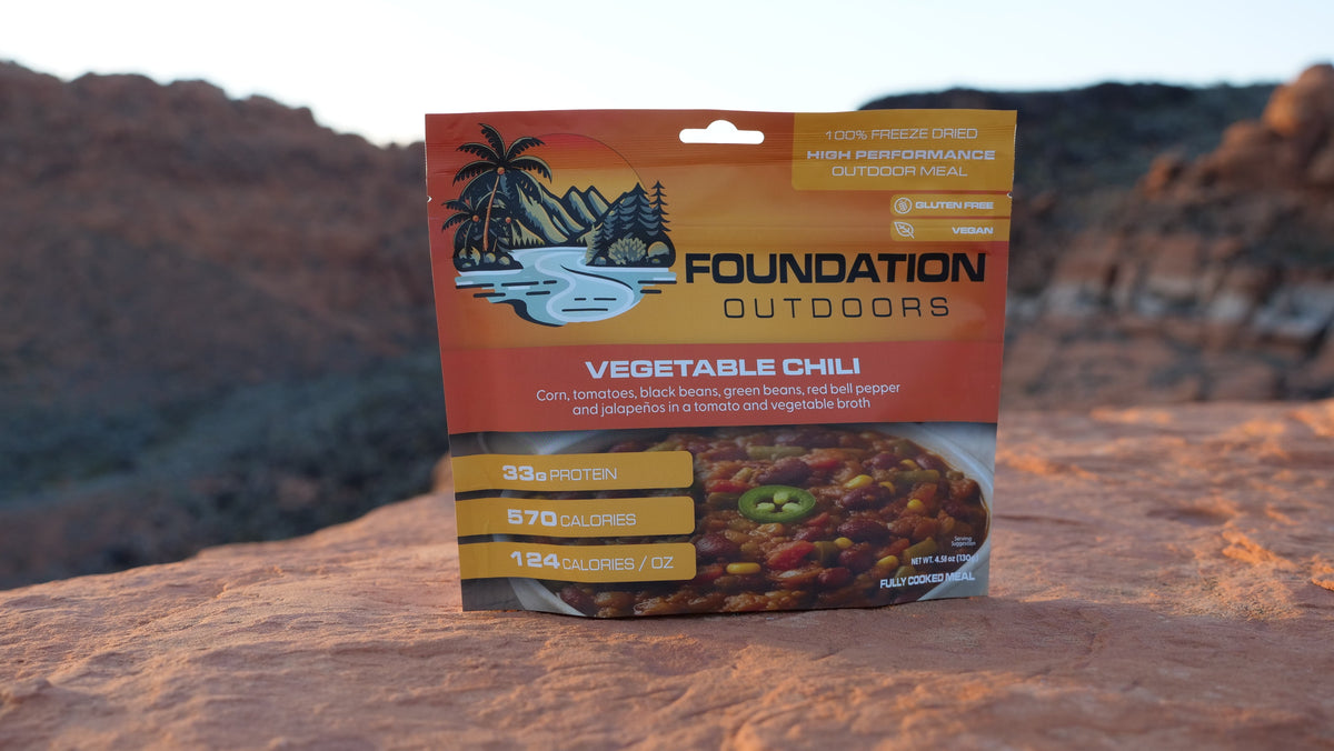 Foundation Outdoors Vegan Vegetable Chili Meal