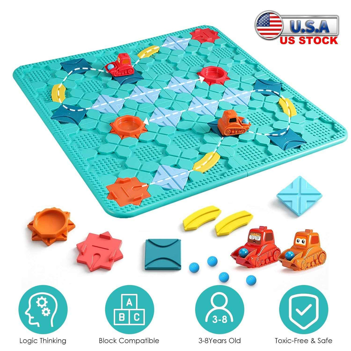Kids Logical Road Builder Toy