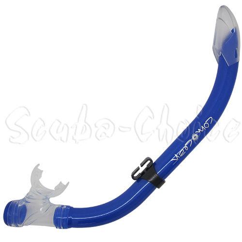 Youth Kids Snorkel with Purge Valve & Clear Splash Guard by Scuba Choice - Niksstuff