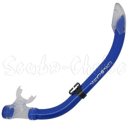 Youth Kids Snorkel with Purge Valve & Clear Splash Guard by Scuba Choice - Niksstuff