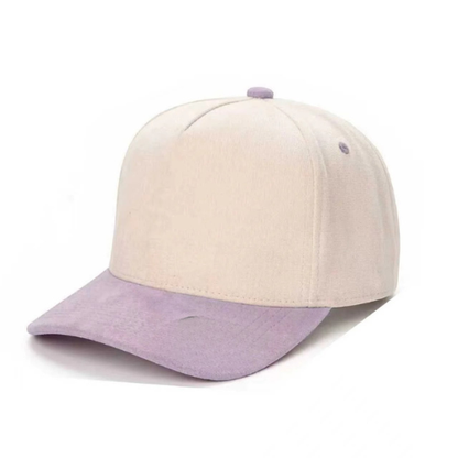 5-Panel Suede Snapback Cap | 29 Colors & Two-Tone Options - Niksstuff