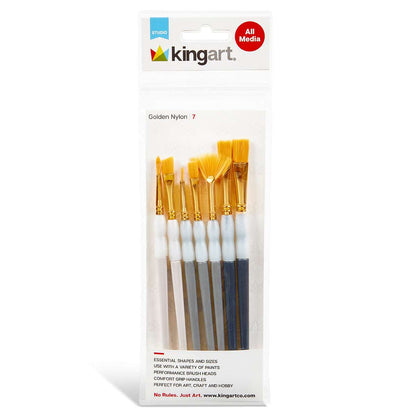 Studio Golden Nylon Brush Set - 7 pc