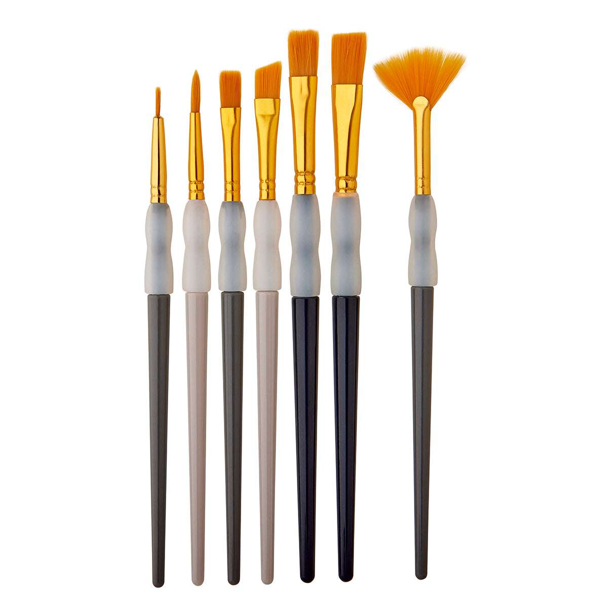 Studio Golden Nylon Brush Set - 7 pc