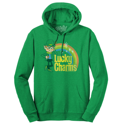 Lucky Charms Lucky the Leprechaun Pullover Hoodie | Kelly Green