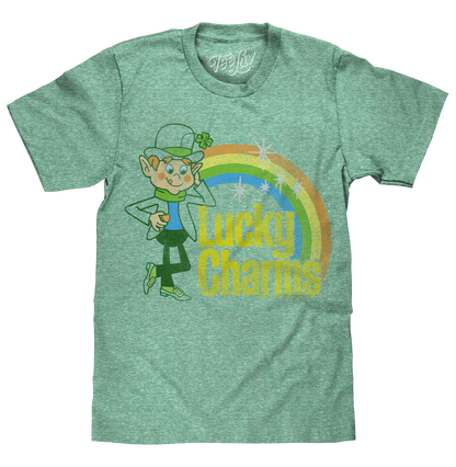 Lucky Charms Lucky the Leprechaun Vintage T-Shirt – Kelly Green & White
