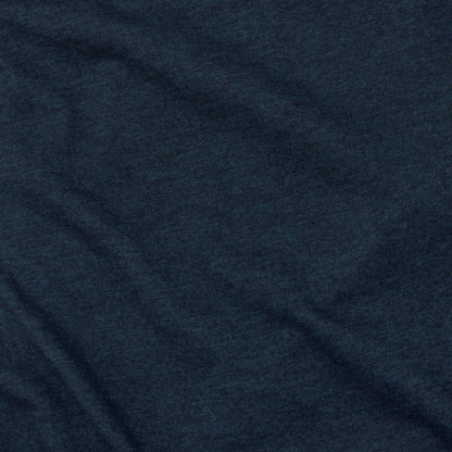 Navy T-shirt fabric close-up