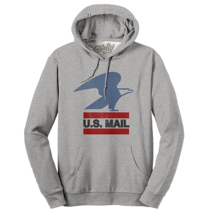 USPS Eagle Logo Pullover Hoodie – Oxford Gray
