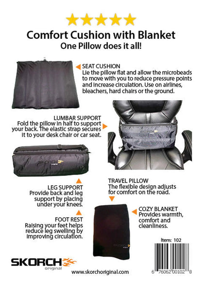 En Route Travelware 6-in-1 Travel Pillow & Blanket Set