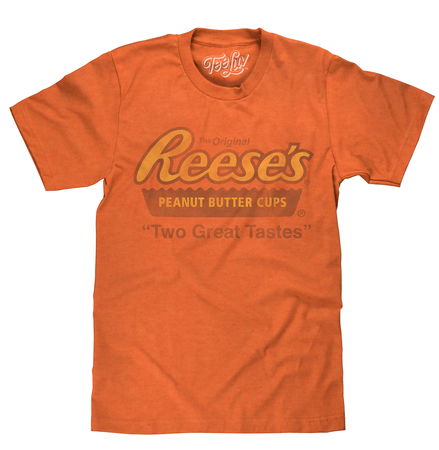 Reese's Peanut Butter Cup 'Two Great Tastes' T-Shirt – Orange Heather
