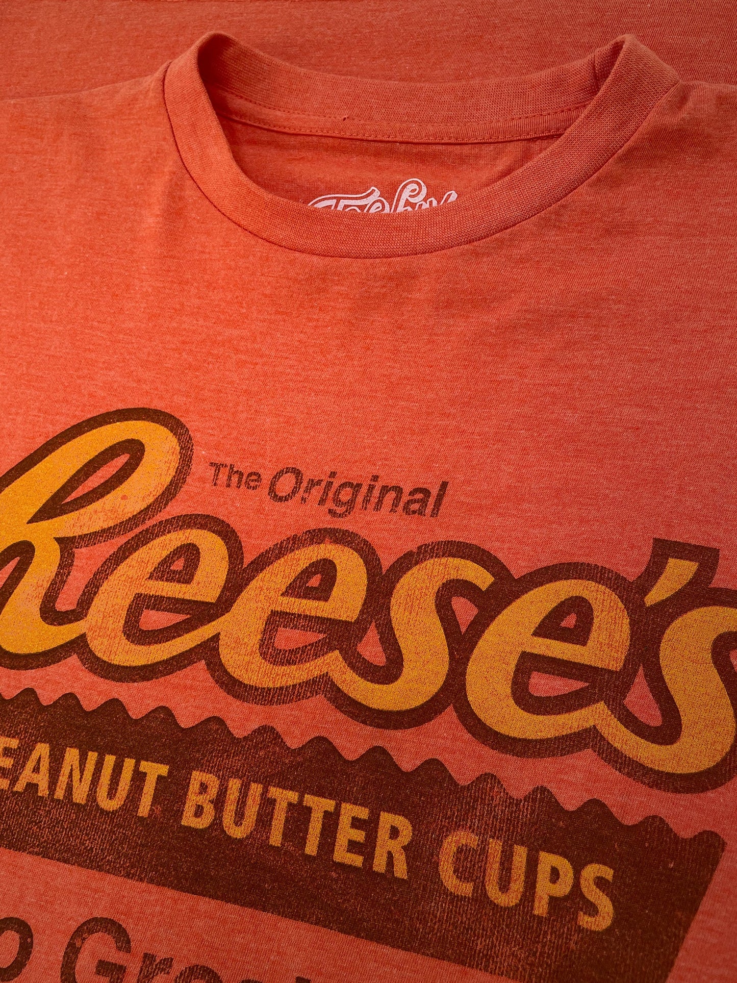 Reese's Peanut Butter Cup 'Two Great Tastes' T-Shirt – Orange Heather