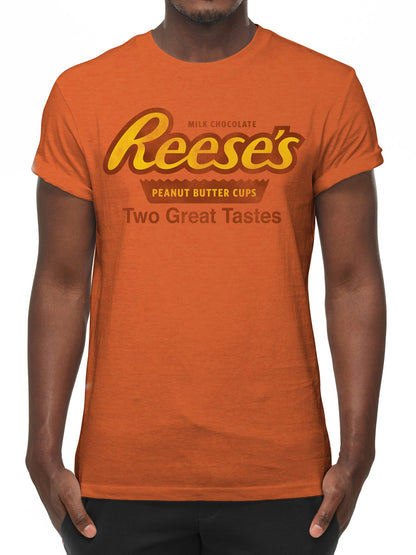 Reese's Peanut Butter Cup 'Two Great Tastes' T-Shirt – Orange Heather