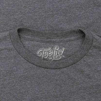 Mountain Dew T-Shirt | Distressed 90s Logo | Graphite Gray Heather | Poly-Cotton