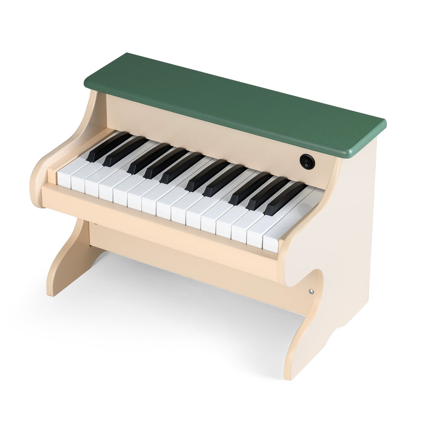 Kids Wooden Piano Keyboard | 25 Keys | Removable Music Stand | ASTM & CPSIA | No Assembly | Green
