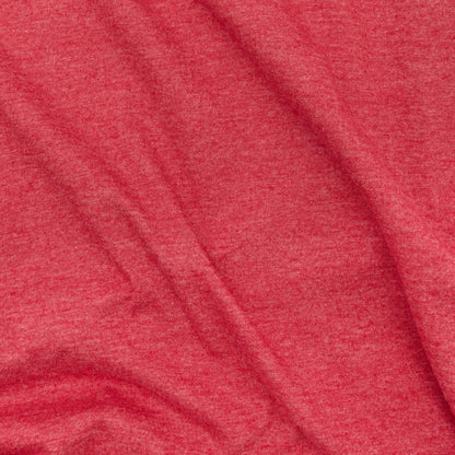 Red heather T-shirt fabric texture