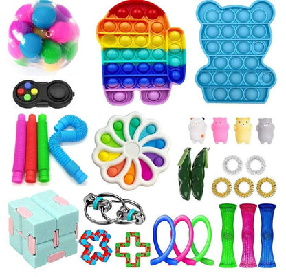 31-Piece Fidget Sensory Toy Set – Stress Relief for Kids & Adults