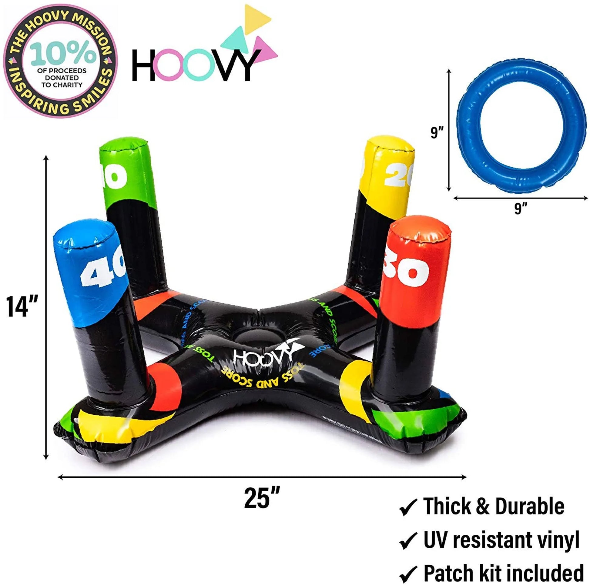 Inflatable Pool Ring Toss Game by Marquee Innovations - Niksstuff