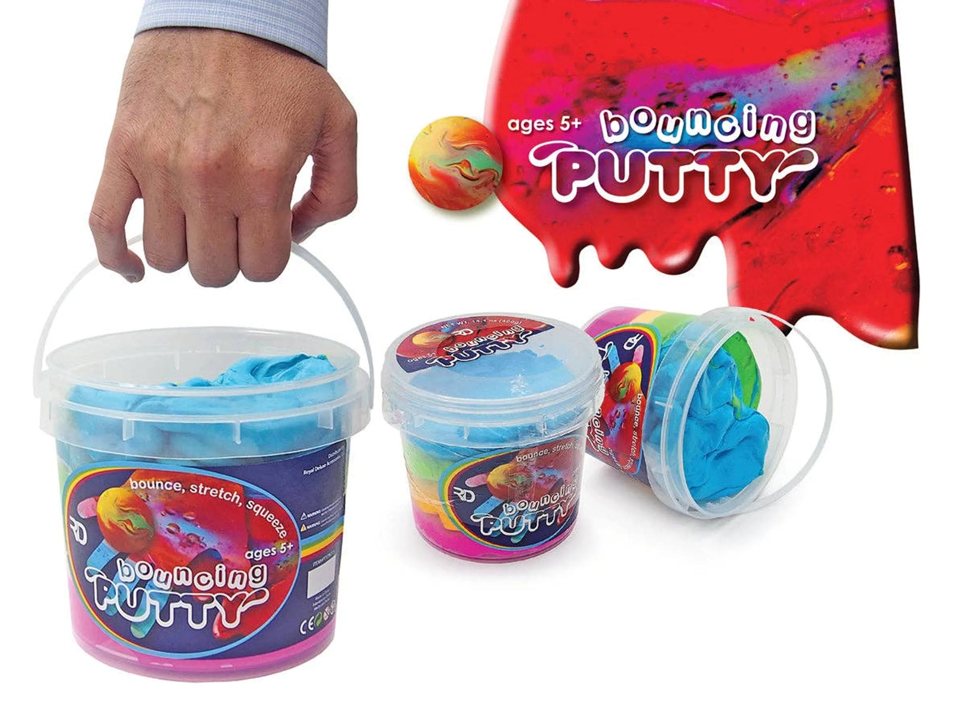 Jumbo Bouncing Putty Pail by Marquee Innovations - Niksstuff