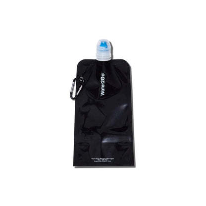 Water2Go Foldable Water Bottle – 20 oz, BPA-Free with Spout & Carabiner Clip - Niksstuff