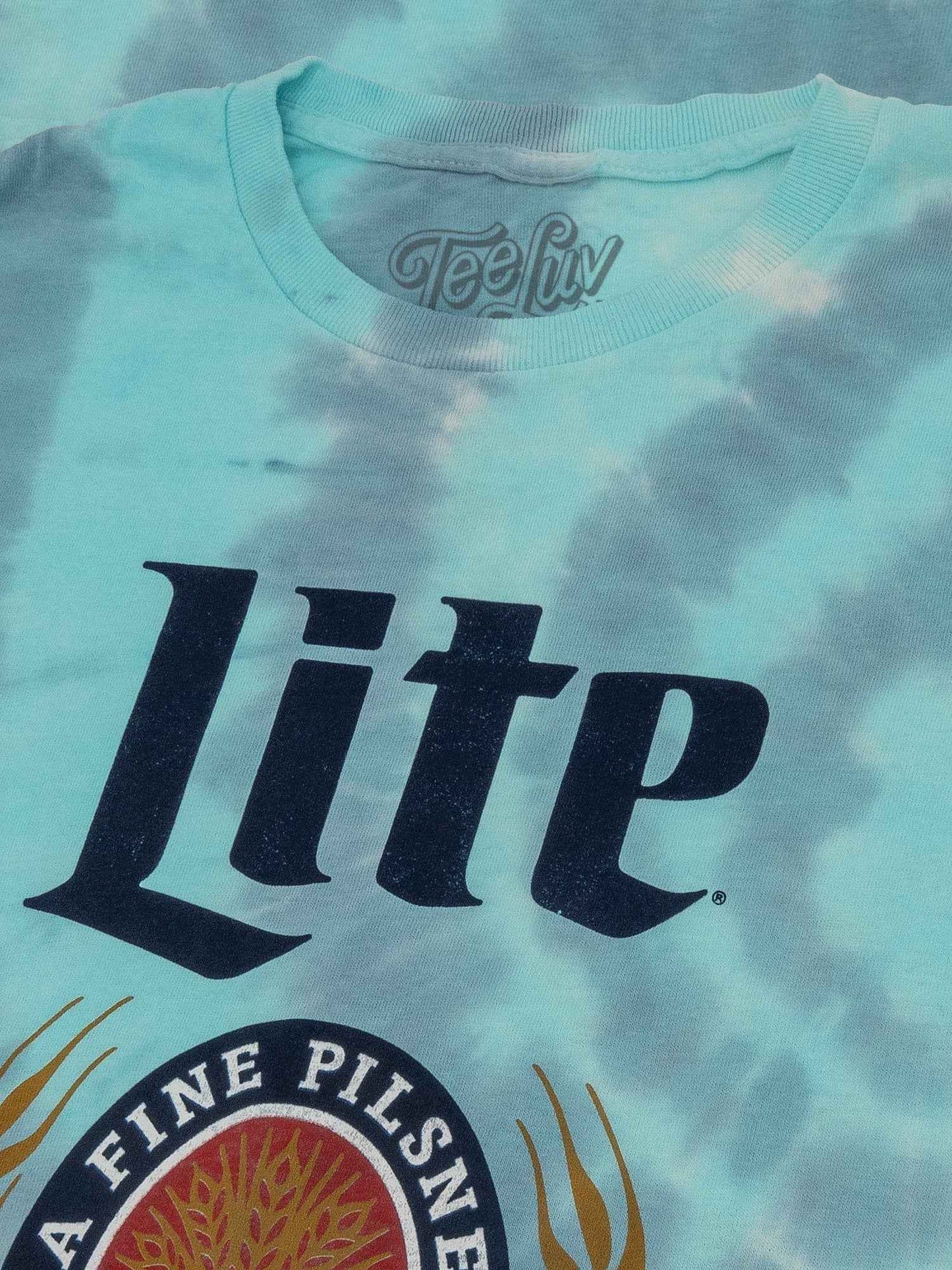 Miller Lite Retro Logo T-Shirt – Coral Reef Tie Dye