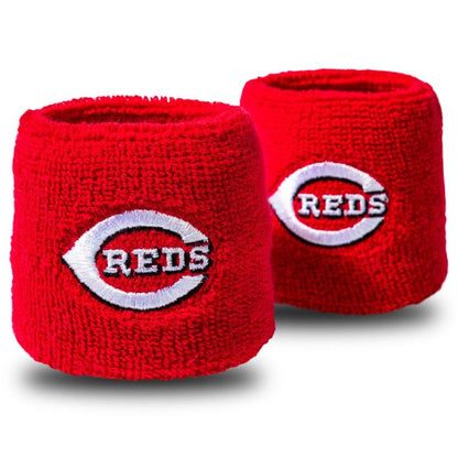 Franklin MLB 2.5" Wristbands | Official Team Logo | Terrycloth | One Size | 29 Teams - Niksstuff