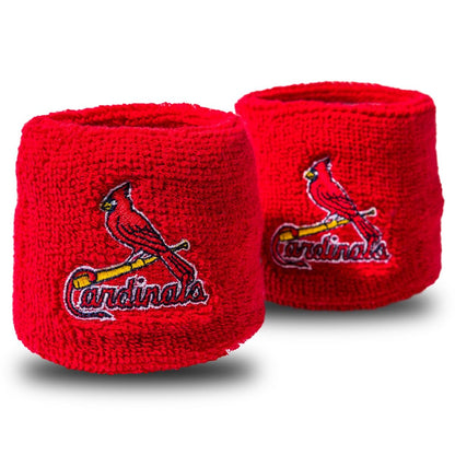 Franklin MLB 2.5" Wristbands | Official Team Logo | Terrycloth | One Size | 29 Teams - Niksstuff