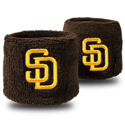 Franklin MLB 2.5" Wristbands | Official Team Logo | Terrycloth | One Size | 29 Teams - Niksstuff