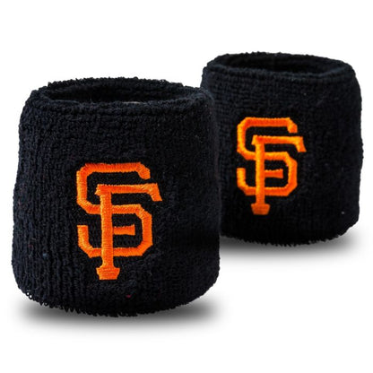 Franklin MLB 2.5" Wristbands | Official Team Logo | Terrycloth | One Size | 29 Teams - Niksstuff