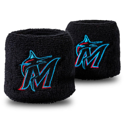 Franklin MLB 2.5" Wristbands | Official Team Logo | Terrycloth | One Size | 29 Teams - Niksstuff