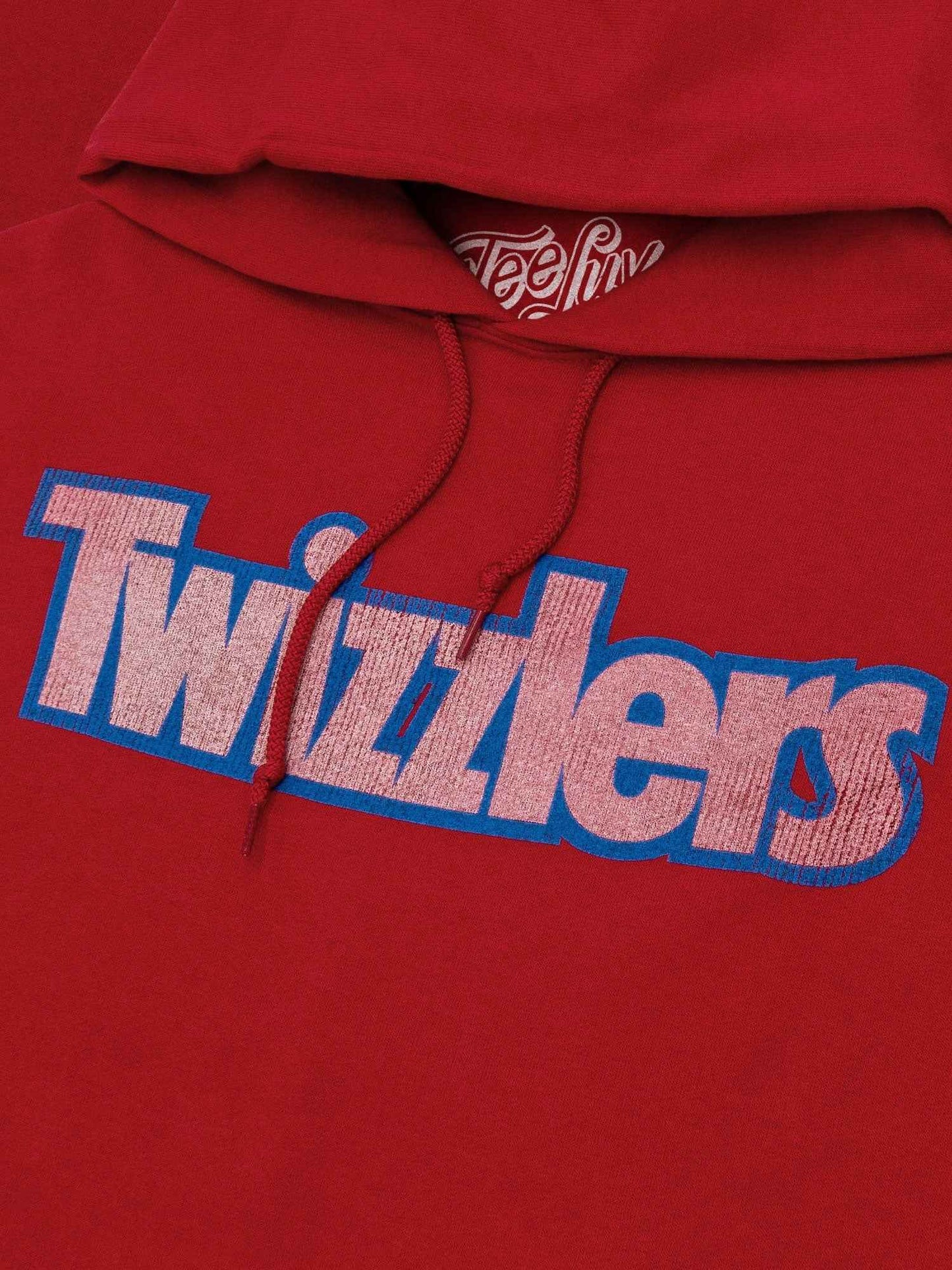 Twizzlers Faded Logo Pullover Hoodie – Red