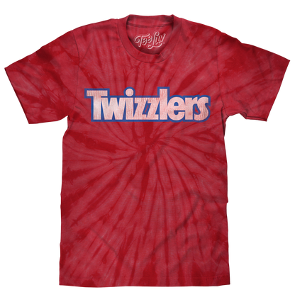 Twizzlers Retro Logo T-Shirt – Red Spider Tie Dye