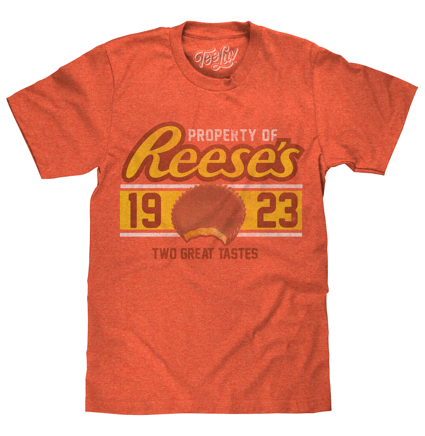 Reese's 'Two Great Tastes' Est. 1923 T-Shirt – Orange Heather