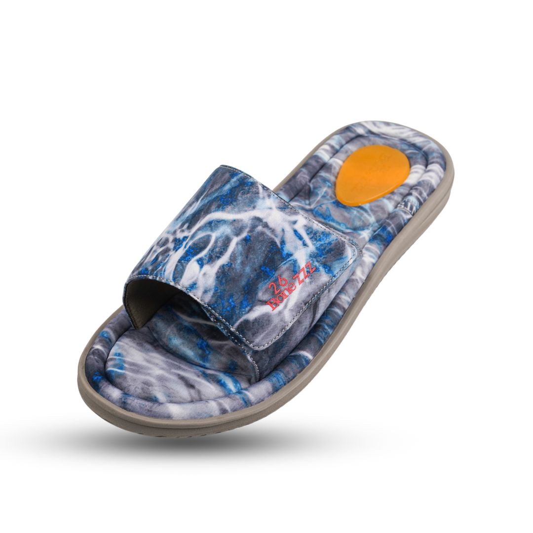 BoneZZZ Glidez Memory Foam Sport Slide - Mossy Oak Steelhead