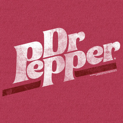 Dr Pepper T-Shirt | Distressed Logo | Comfort Colors Garment-Dyed | Brick Red
