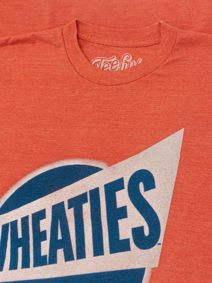 Wheaties "Breakfast of Champions" T-Shirt | Classic Logo | Orange Heather
