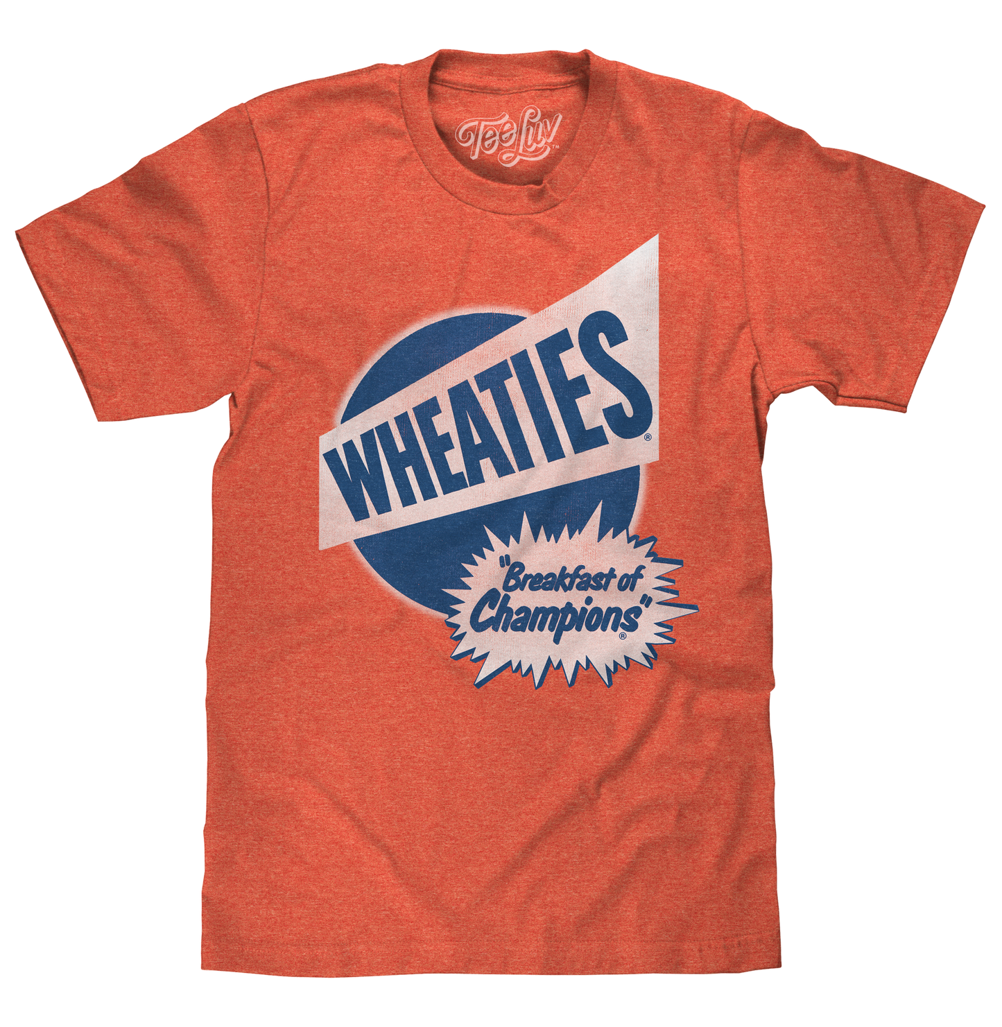 Wheaties "Breakfast of Champions" T-Shirt | Classic Logo | Orange Heather