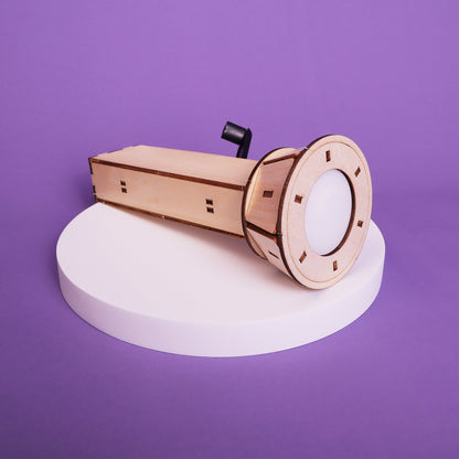Hand-Crank Flashlight DIY Kit | Energy STEM Toy for Kids Ages 8+ - Niksstuff