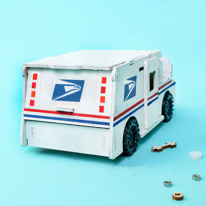 Delivery Truck STEM Kit | Build, Paint & Power a Moving Truck - Niksstuff