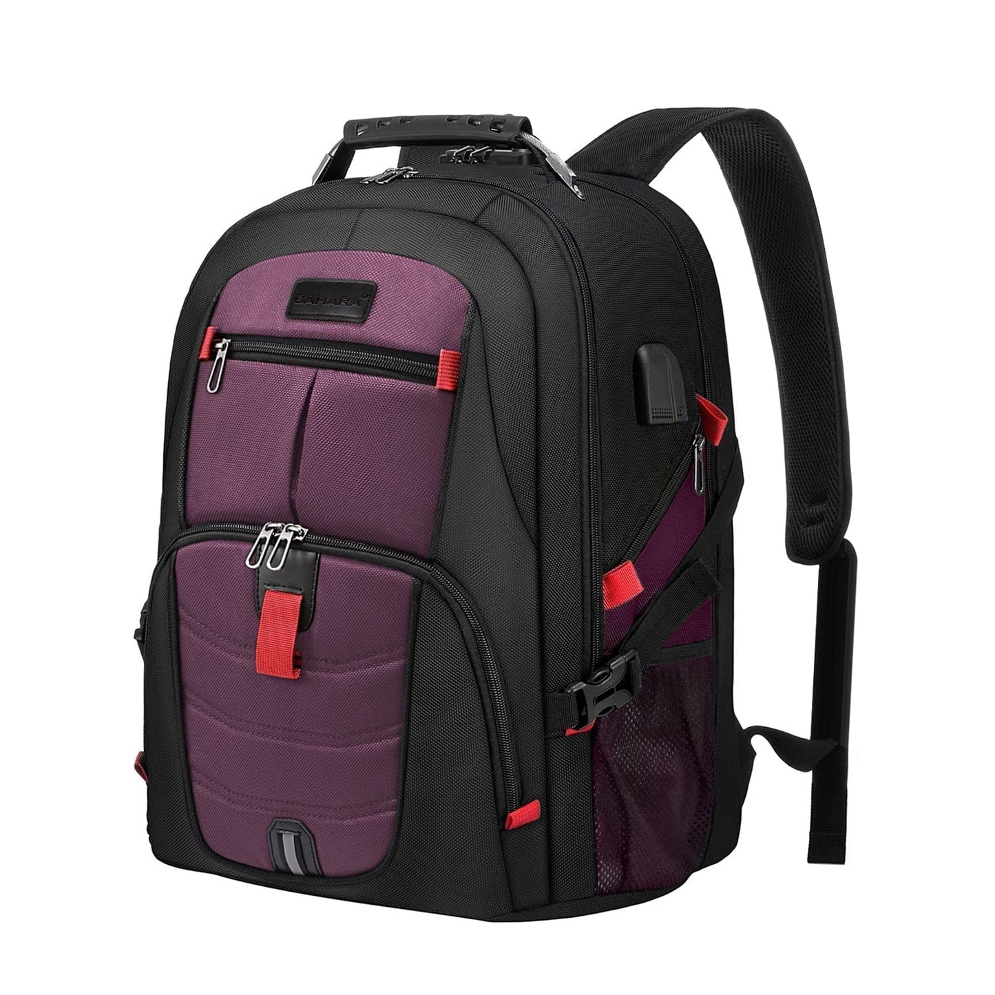 Sahara Anti-Theft Travel Laptop Backpack | USB Charging | Fits up to 17.3" | 4 Colors
