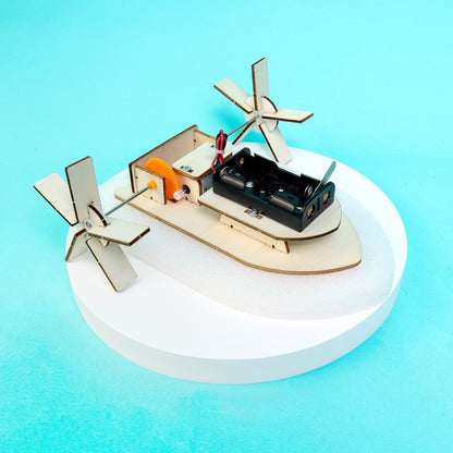 Paddlewheel Boat DIY Kit | Maritime Engineering STEM Toy Ages 6+ - Niksstuff