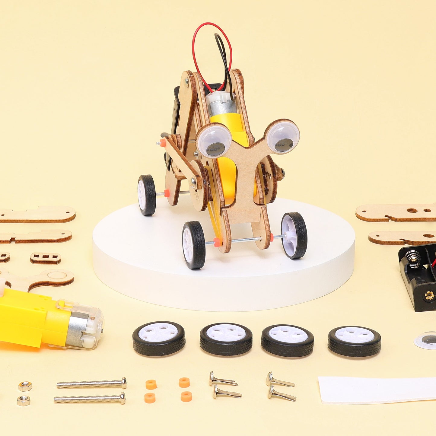 Crawling Bug Robot STEM Kit | Build & Learn Robotics for Kids 8+ - Niksstuff