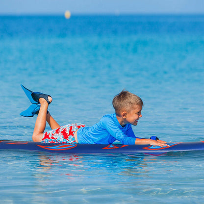 6-Foot Beginner Surfboard | 3 Detachable Fins | Leash & Traction Pad Included | Yellow, White or Red