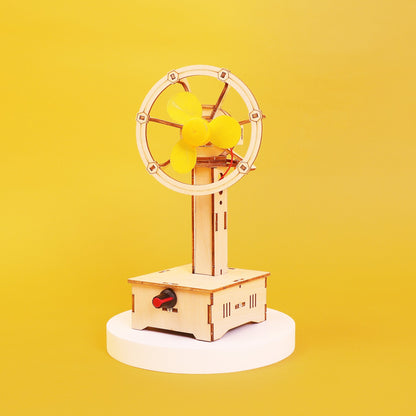 Oscillating Fan DIY Kit | Aerodynamics STEM Toy for Kids Ages 10+ - Niksstuff