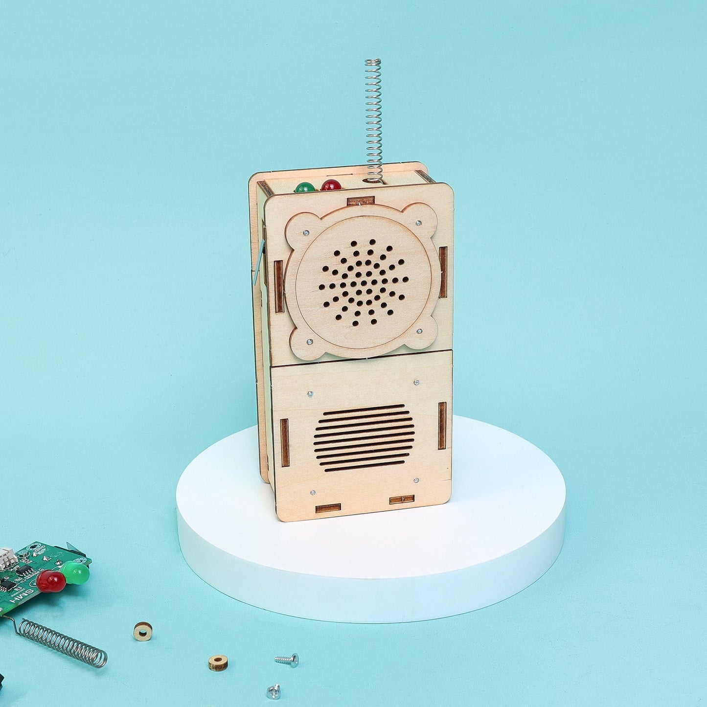 Build & Learn Walkie Talkie STEM Kit | Set of 2 | Ages 8+ - Niksstuff