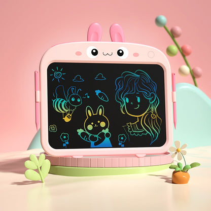 Kids LCD Writing Tablet 13.5" | Large Color Display | One-Click Erase | Waterproof | Teal, Yellow or Pink
