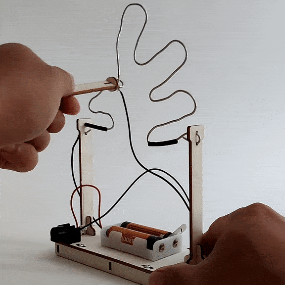 Buzz Wire Game DIY Kit | Educational STEM Toy for Kids Ages 8+ - Niksstuff